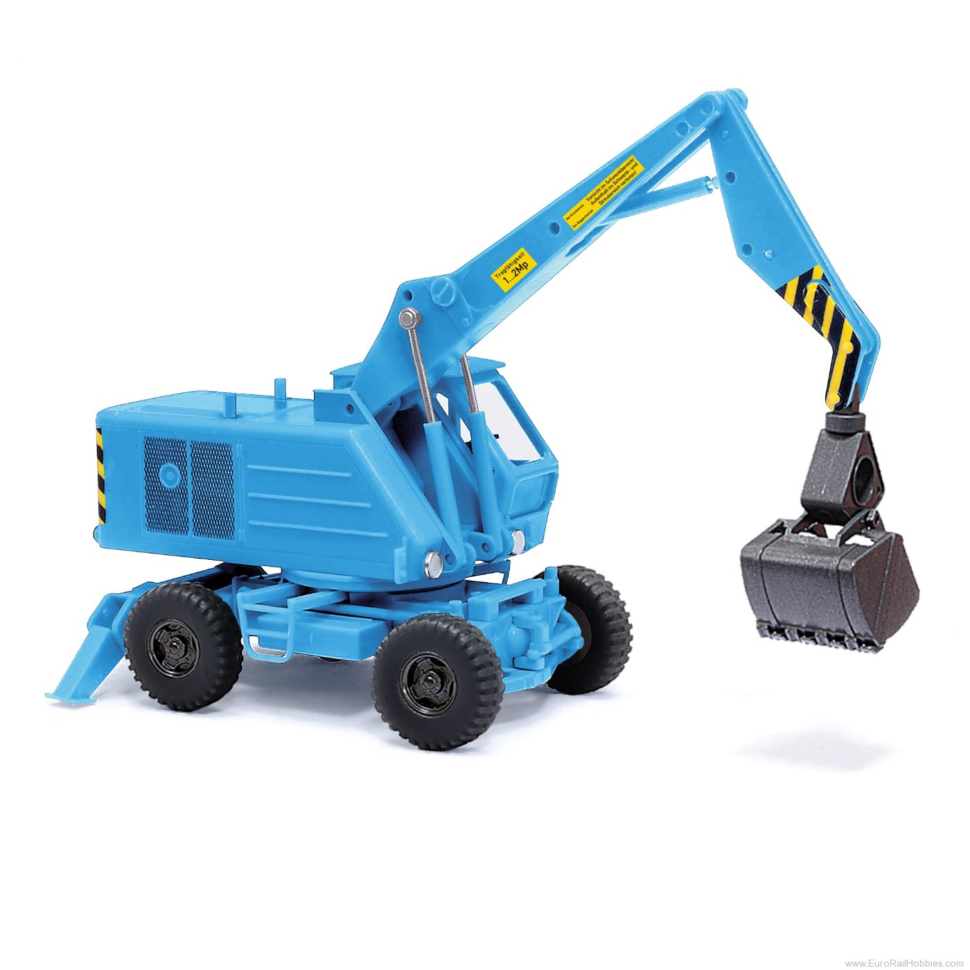 Busch 87400 Busch Weimar Mobile Excavator, blue