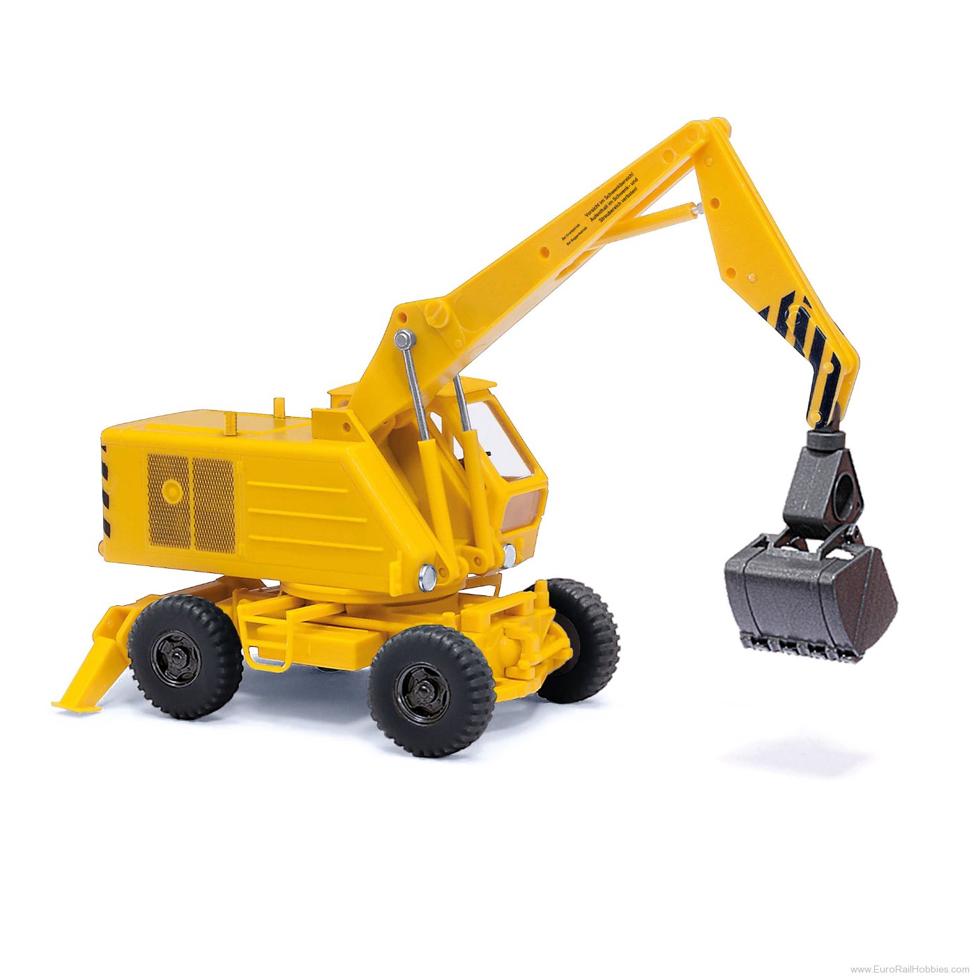 Busch 87401 Busch Weimar Mobile Excavator, yellow