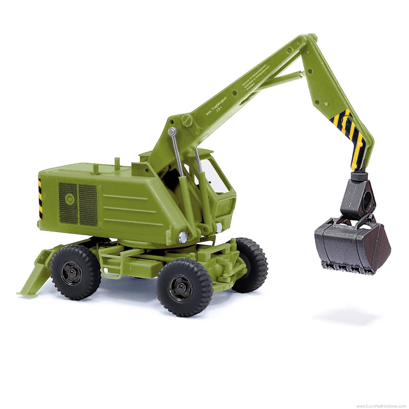 Busch 87402 Busch Weimar Mobile Excavator, green