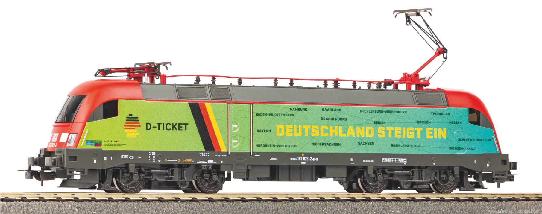 Piko 57927 Electric locomotive Taurus Germany ticket DB 