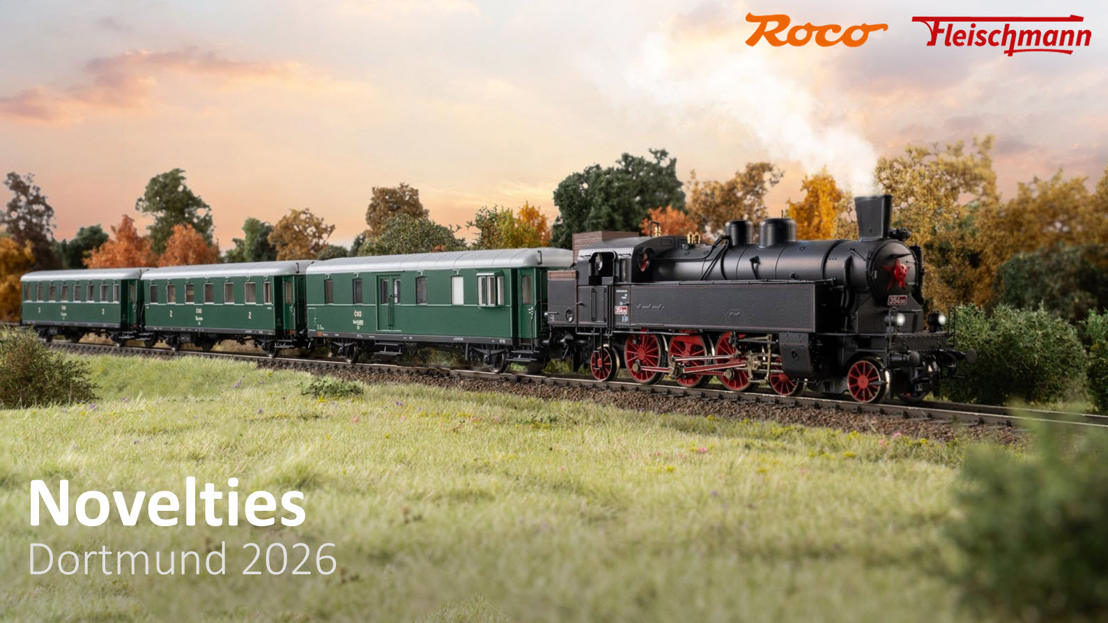 ROCO and FLEISCHMANN will be presenting for the first time at Intermodellbau Dortmund.