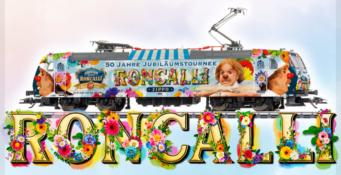 Marklin Announces Special Edition Class 185.0 Electric Locomotive 'RONCALLI Circus'