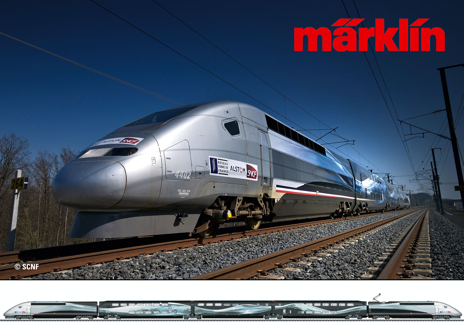 Marklin 37797 SNCF TGV Duplex V150 - Limited number available again!