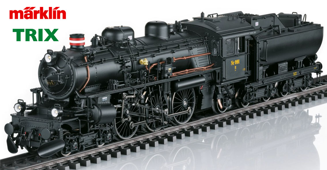 Marklin/Trix Special Announcement for 175th DSB Anniversary - DSB Litra E Class 991 Steamer