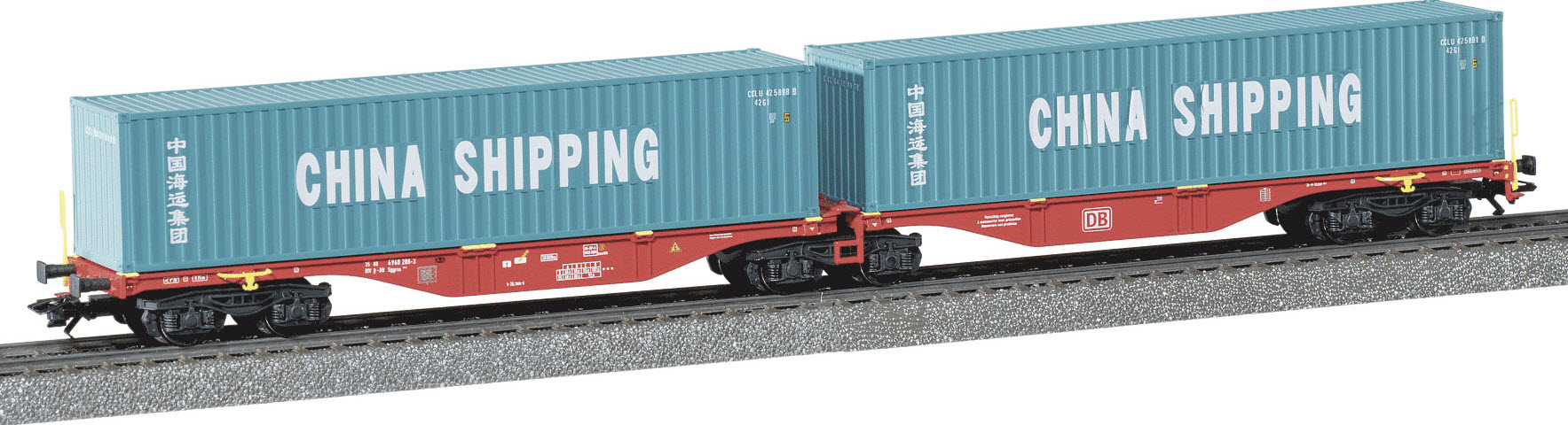 Marklin 47809 'China Shipping' Limited Run Container Car for EUROTRAIN