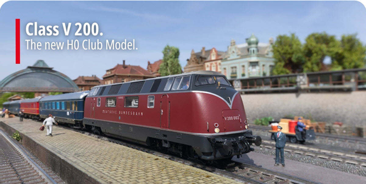 Marklin/Trix Insider Club Model # 2 - DB V200 002 Diesel Locomotive