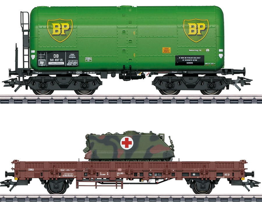Two new limited EUROTRAIN HO freight cars from Marklin!