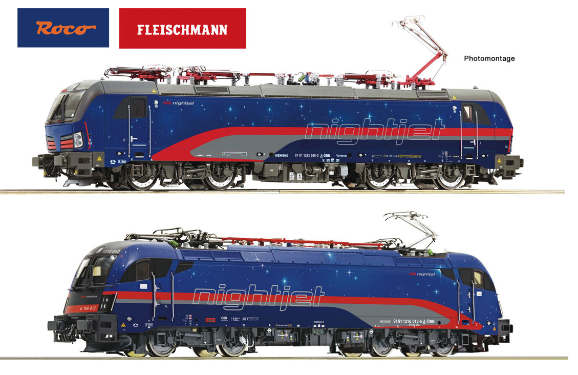 NEW Roco/Fleischmann HO & N OBB Nightjet Locos - Fall New Items Announcements