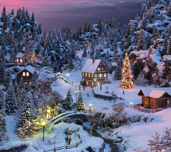 Add a touch of Winter or Christmas to your layout!