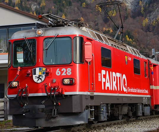 Bemo 1258148 RhB Ge 4/4 II 628 S-chanf - FAIRTIQ