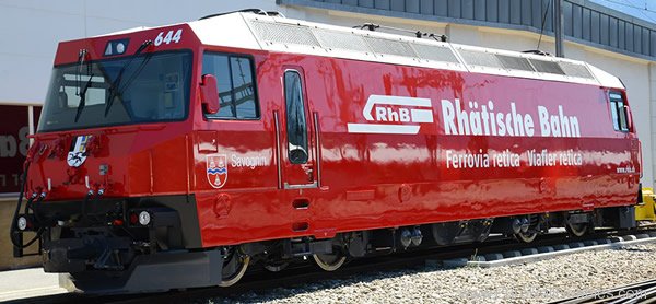 Bemo 1259174 HOm RhB Ge 4/4 III 644 “RhB” test paint