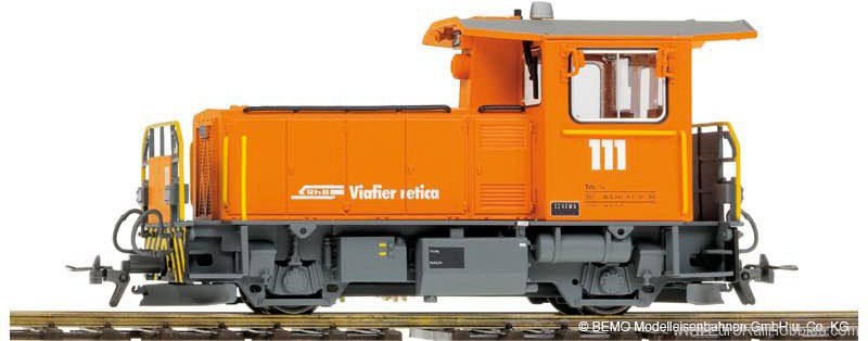 Bemo 1272111 HOm RhB Tmf 2/2 111 Shunting Loco, Metal