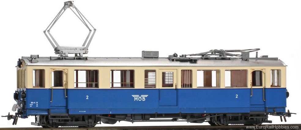 Bemo 1383318 MOB BDe 4/4 18 Triebwagen mit FlÃ¼gelrad-Lo