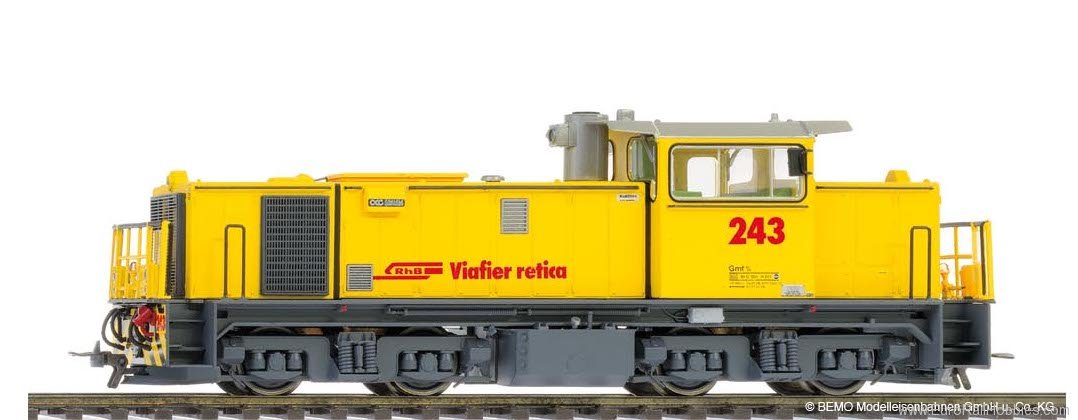 Bemo 1389 RhB Gmf 4/4 243 ディーゼル機関車 HOm Bemo 1389 RhB Gmf 4/4 243 ディーゼル機関車 HOm