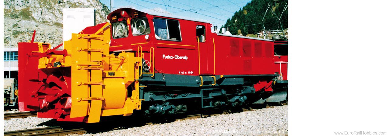Bemo 2297204 HOm Xrotm 4934 Diesel-Schneeschleuder (analog)