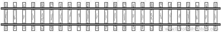 Bemo 4294037 Straight Track, 166 mm, HOm Code 70