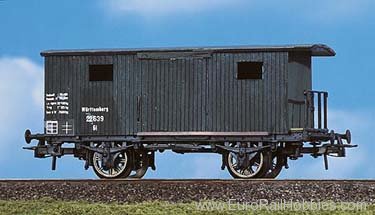Brawa 2080 'Württemberg Freight car, covered, 1 end