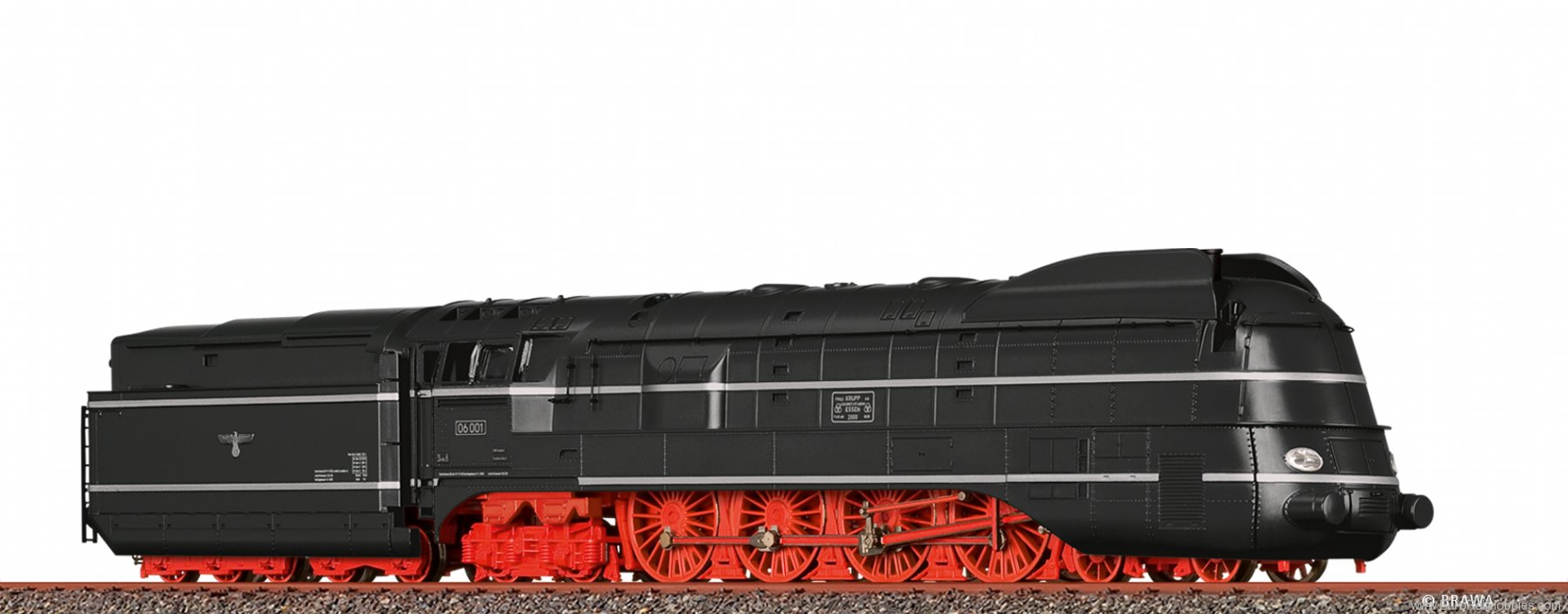 Brawa 40224 Steam locomotive BR 06 DRG (DC Analog Basic P