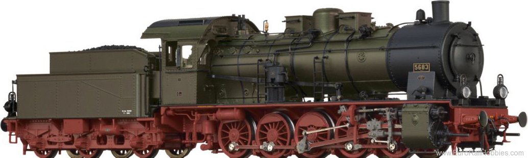 Brawa 40862 Steam Locomotive G10 P.St.E.V. (DC Digital Ex