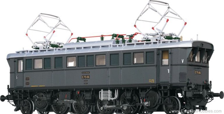 Brawa 43238 Electric Locomotive E75 DRG (DC Digital Extra