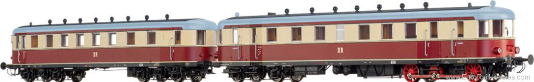 Brawa 44397 Diesel Railcar VT 137 and Trailer VT 147 DR (