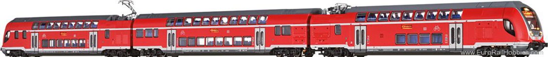 Brawa 44503 DB AG, 3-unit TWINDEXX Vario Double-Deck Trai