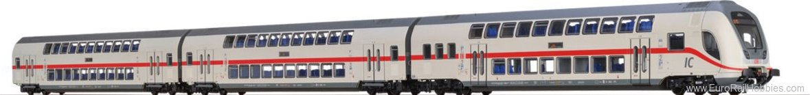 Brawa 44514 TWINDEXX Vario IC-Double-Deck Coaches DB AG, 