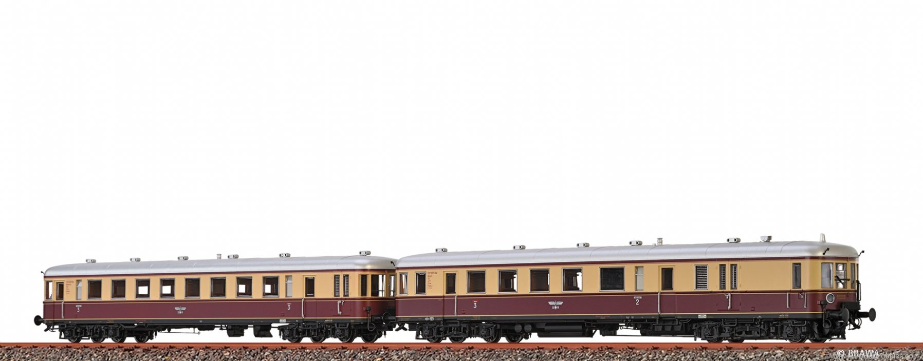 Brawa 44700 Diesel Railcar BR VT137 and Trailer BR VS145 