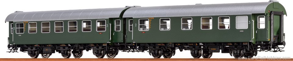 Brawa 46301 Passenger Coach BC3yge and C3yge DB, set of 2