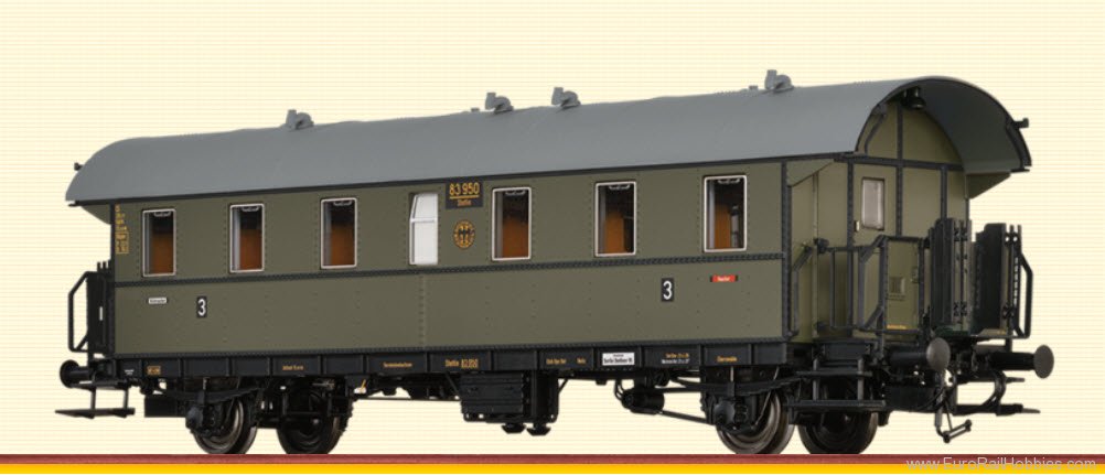 Brawa 46703 DRG Passenger Coach Ci 28 (Factory Sold Out)