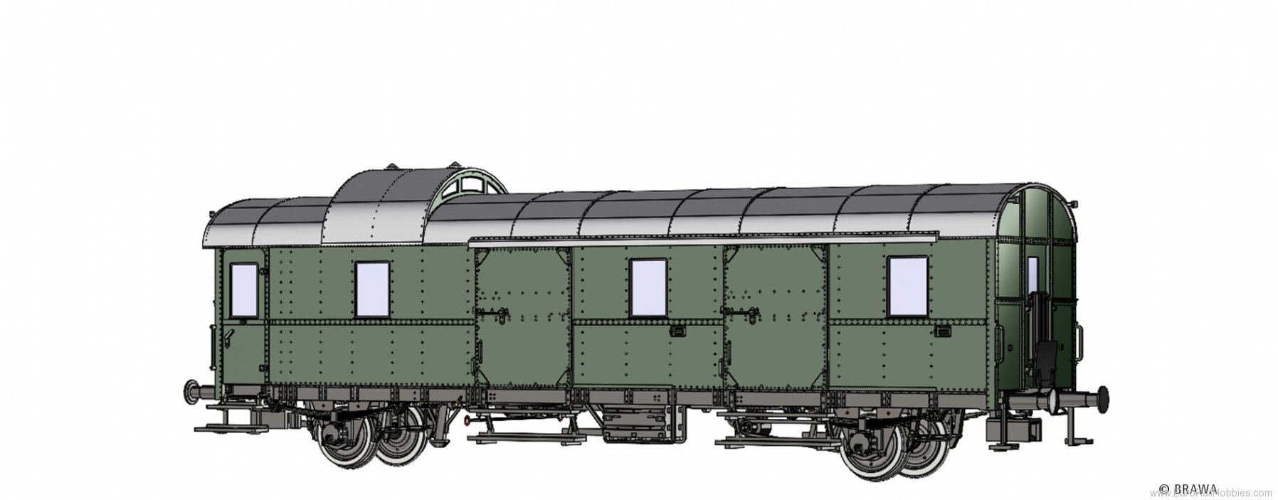 Brawa 46727 Passenger Coach Pwi-29 CSD