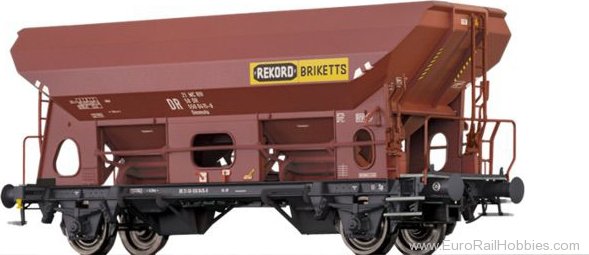 Brawa 49522 Open Freight Car Eds-u Ommstu Rekord Briketts