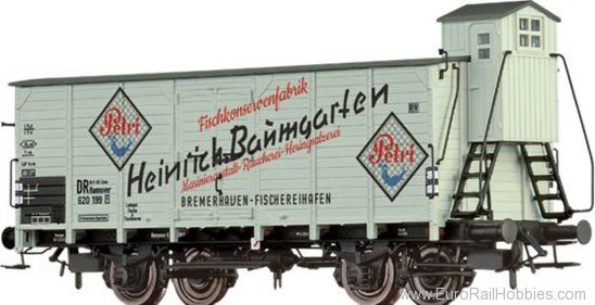 Brawa 49767 Covered Freight Car Heinrich Baumgarten DR Br