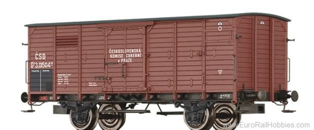 Brawa 49840 Covered Freight Car Ceskoslovenska Komise Cuk