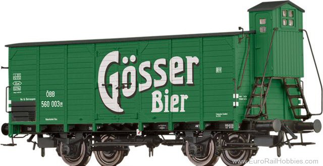 Brawa 49849 Covered Freight Car G GÃ¶sser Ã–BB