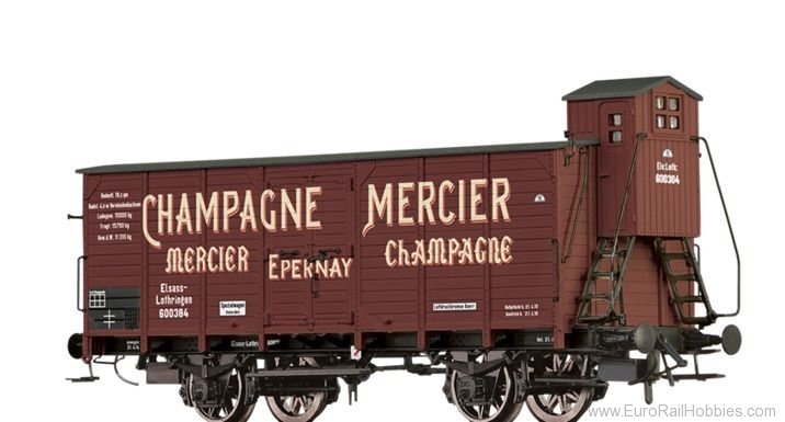 Brawa 49865 Covered Freight Car G10 Champagne Mercier Els
