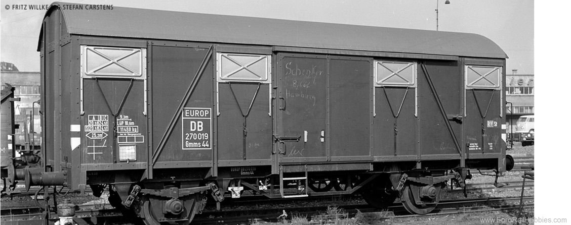 Brawa 50102 Covered Freight Car Gmms 44 EUROP DB