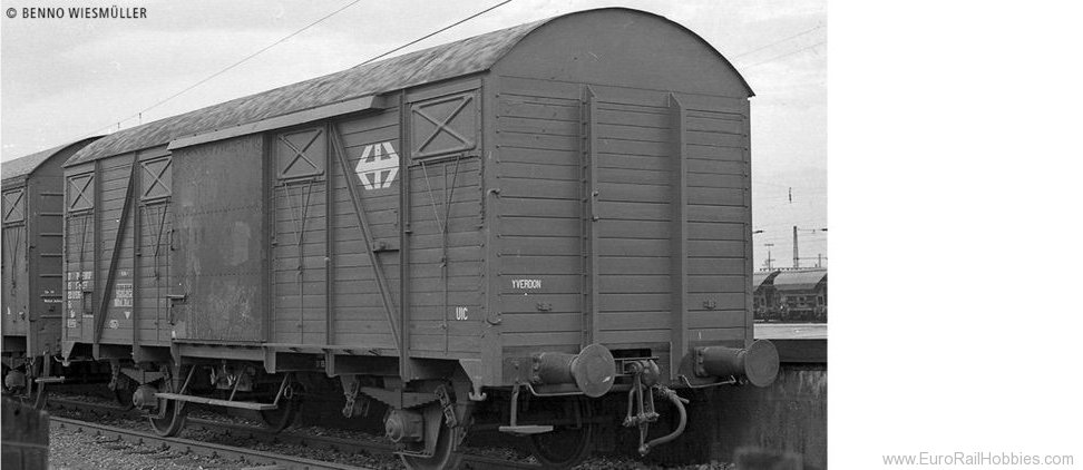 Brawa 50121 Covered Freight Car Gs EUROP SBB