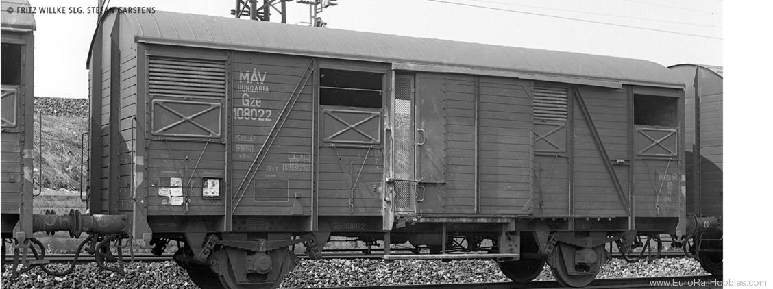 Brawa 50126 Covered Freight Car Gze MAV