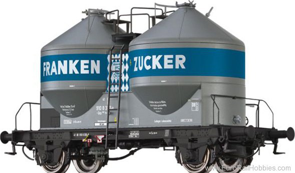 Brawa 50533 Container Car Ucs 909 Franken Zucker DB