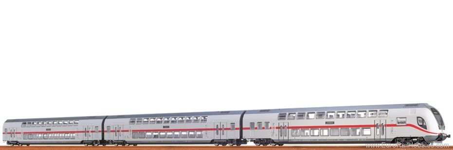 Brawa 64507 TWINDEXX Vario IC-Double-Deck Coaches DB AG, 
