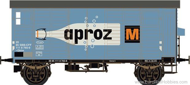 Brawa 67869 Covered Freight Car K2 Aproz SBB 