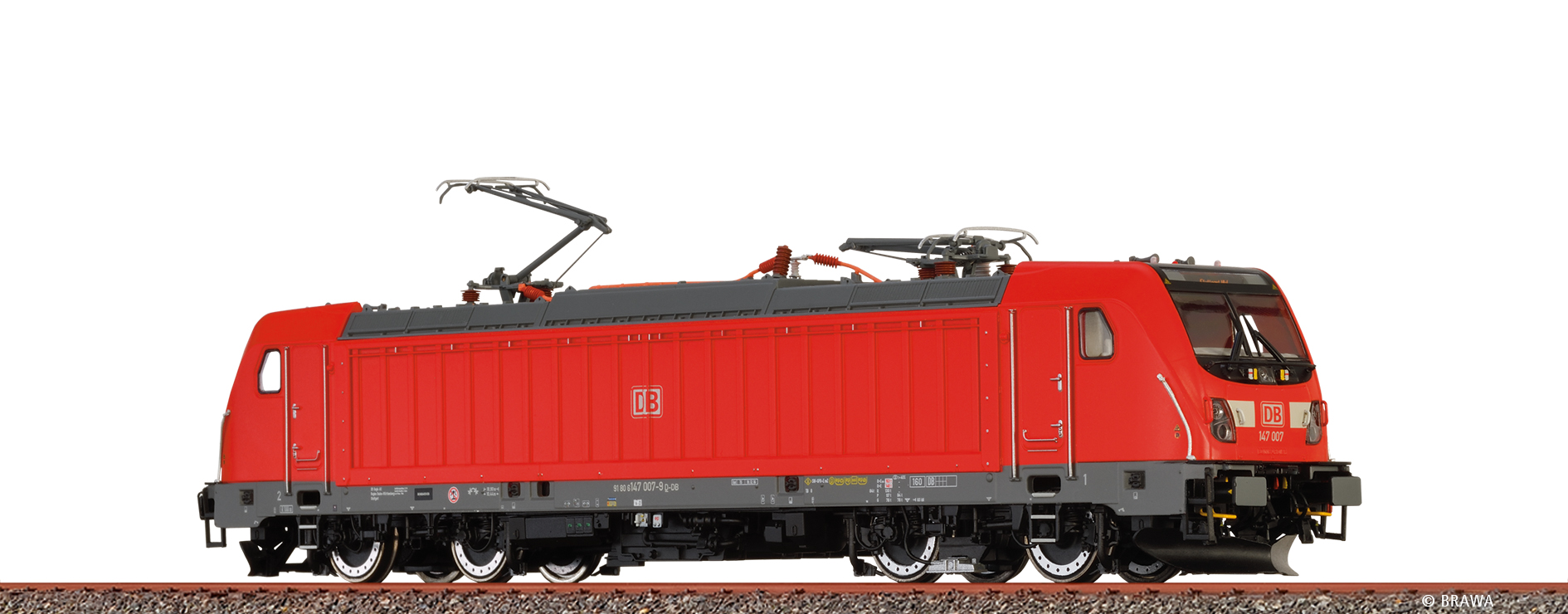 Brawa 43812 HO TRAXX Electric Locomotive BR 147 DB