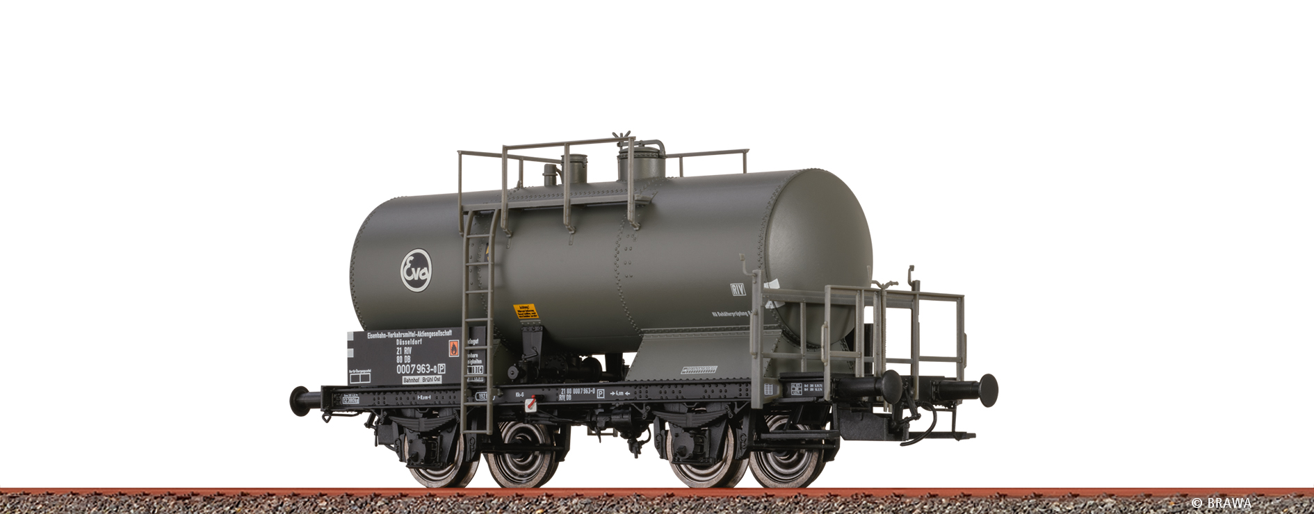 鉄道模型 BRAWA HO DR E42 072 50846 - Tank Car 2-axle Z[P] 