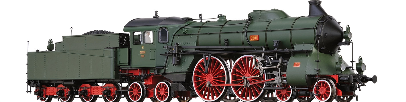 Locomotive à vapeur S2/6, N°3201, K.Bay.Sts.B. - BRAWA 70138