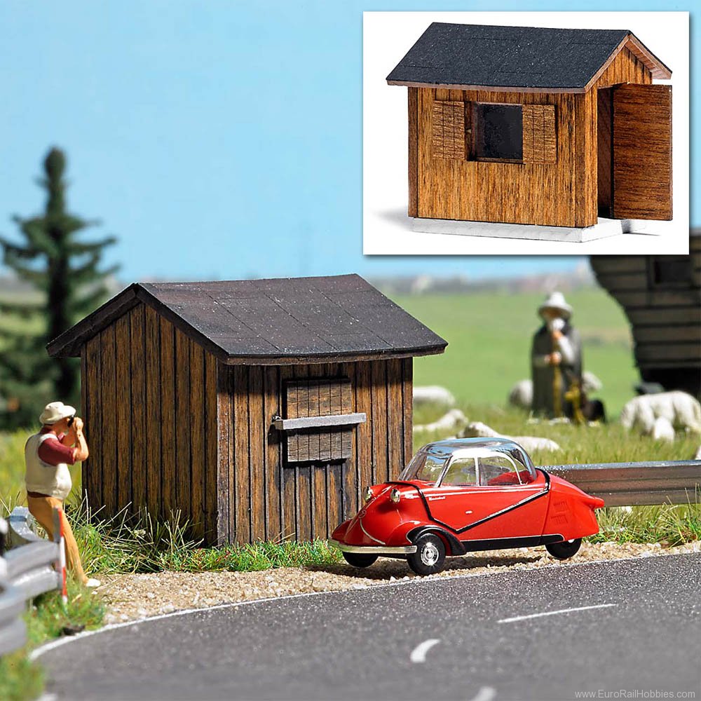 Busch 1459 Road Construction Site Security Shed 