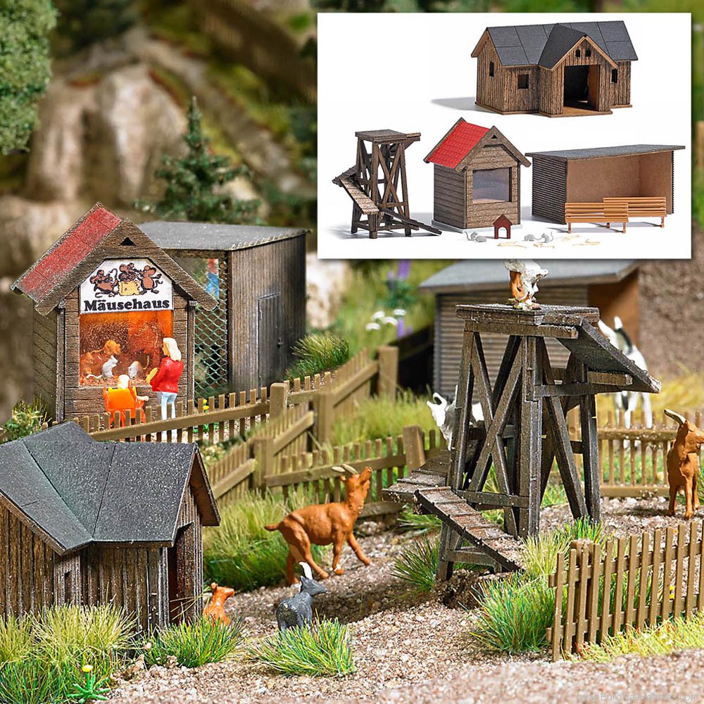 Busch 1587 HO Petting Zoo