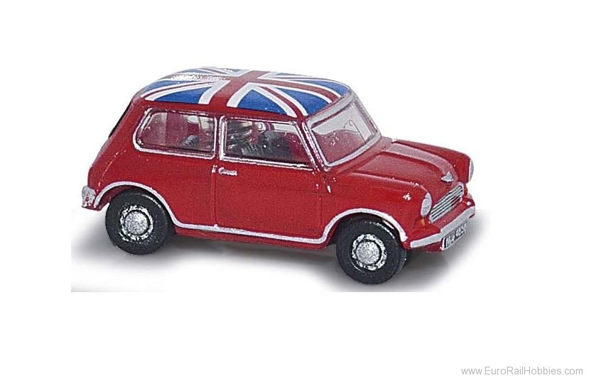 Busch 200692370 Austin Mini Red/Union Jack