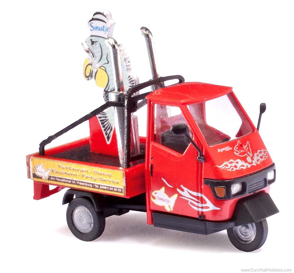Busch 48473 Piaggio Ape 50 ''Fischhandlung''