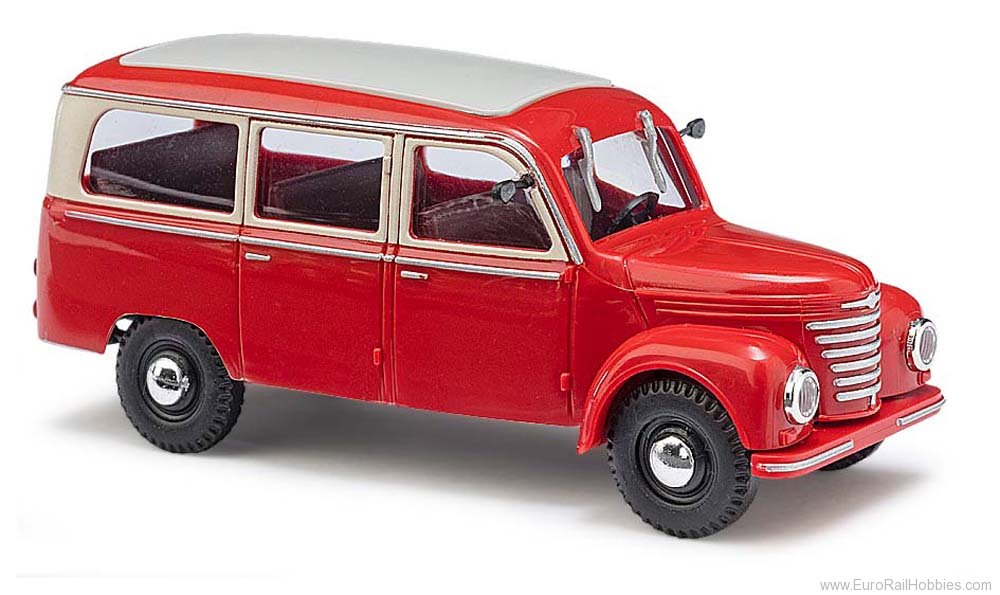 Busch 51250 Framo V901/2, Bus, Rot
